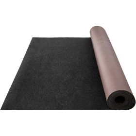 VEVOR Marine Carpet, 6 x 18 ft Boat Carpeting, Charcoal Black Marine Grade Boat Carpet, Indoor/Outdoor Marine Carpeting w/ Water-proof TPR Backing