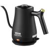 VEVOR 1L Electric Gooseneck Kettle, 1200W Fast Heating Gooseneck Pour Over Coffee Tea Kettle