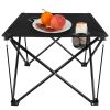 1Pc Foldable Camping Table Portable Picnic Table Lightweight Travel Desk for picnic