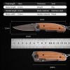 Tactical Knife, Convenient For Daily Carrying, Hunting, Camping, Survival, Men's Gift, Self-Defense Folding Knife