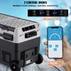 VEVOR Portable Car Refrigerator Freezer Compressor 50 L Dual Zone for Home Car