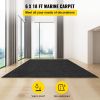 VEVOR Marine Carpet, 6 x 18 ft Boat Carpeting, Charcoal Black Marine Grade Boat Carpet, Indoor/Outdoor Marine Carpeting w/ Water-proof TPR Backing