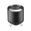 Tabletop Fire Pit 6 inch Stainless Steel Fireplace Indoor Outdoor Black