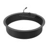 VEVOR Fire Pit Ring w/ BBQ Fire Ring 40 Inch Outer Steel DIY Campfire Firepit