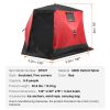 VEVOR 6-8 Person Ourdoor Portable Ice Shelter Pop-Up Ice Fishing Shanty Tent