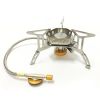 Outdoor Portable Stainless Steel Camping Windproof Gas Stove For Picnic