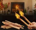 15 Lbs Fatwood Fire Starter Sticks with Wooden Box, 100% Natural Kindling wood, Pine Firewood Firestarter for Campfire, Stove, Fireplace, Bonfires