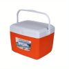 13L picnic insulated box, fresh-keeping box, outdoor picnic, barbecue, camping portable insulated box, orange fresh-keeping box