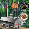 92668755 Outdoor pizza Oven, 12in cooking pizza machine, portable hardwood pellet pizza oven, outdoor kitchen, backyard pizza oven