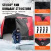 VEVOR 6-8 Person Ourdoor Portable Ice Shelter Pop-Up Ice Fishing Shanty Tent