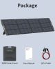 Solar Panel, Foldable Portable Solar Panel Battery Charger Kit with Adjustable Kickstand, Wire Storage Bag, MC4 Cable