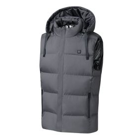 Heated VEST (Color: Grey, size: medium)